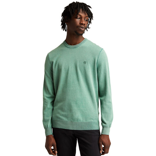 Lightweight Washed Jumper for Men in Green | Timberland
