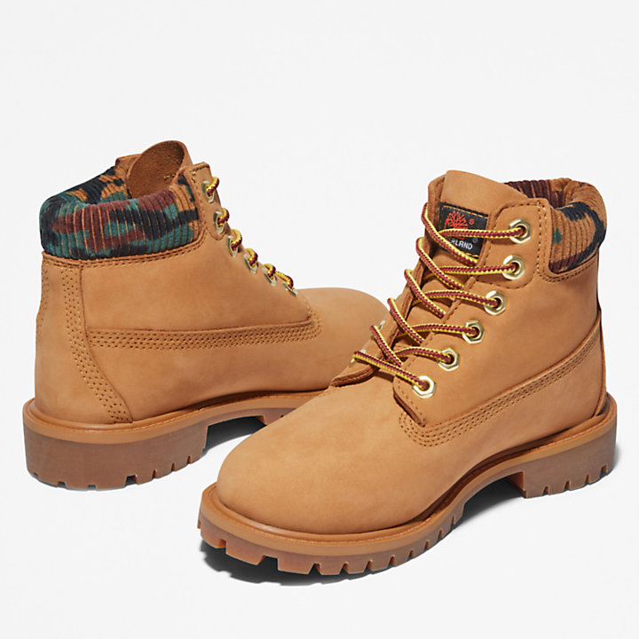 Timberland® Premium 6-Inch Waterproof Boots voor junior in geel-