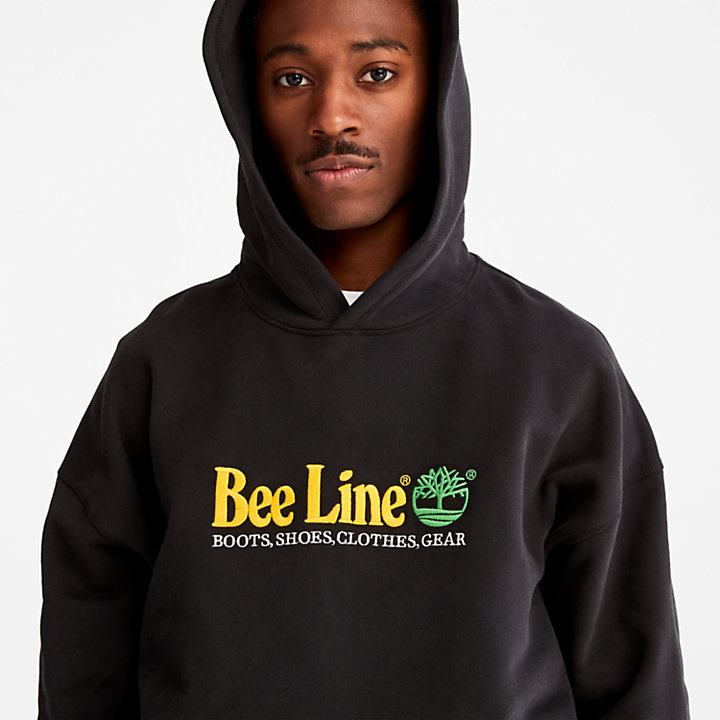 Bee Line x Timberland® Hoodie mit Logo in Schwarz-