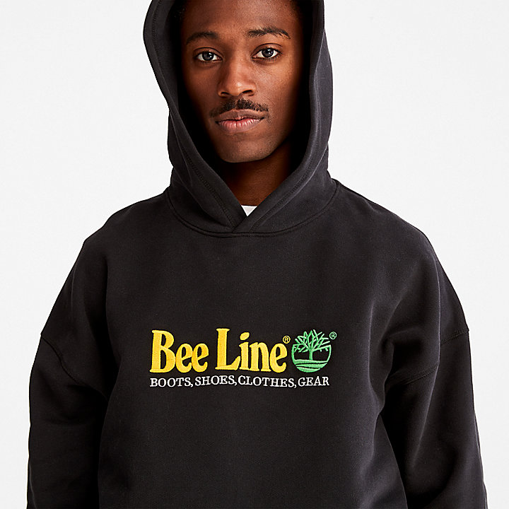 Sudadera con capucha y logotipo Bee Line x Timberland® en color negro