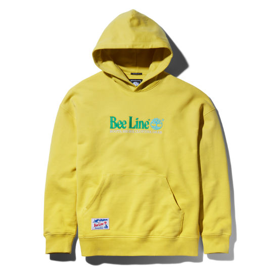Bee Line x Timberland® Logo Hoodie for Men in Yellow | Timberland