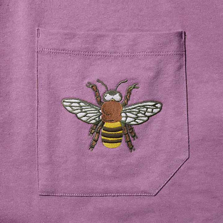 Bee Line x Timberland Pocket Sweatshirt for Men in Purple-