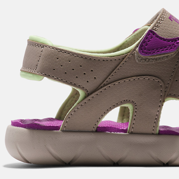 Perkins Row Double-strap Sandal for Junior in Purple-
