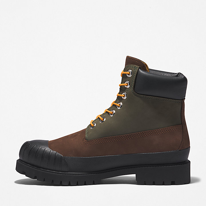 Timberland Premium® 6 Inch Rubber-Toe Boot for Men in Dark Brown
