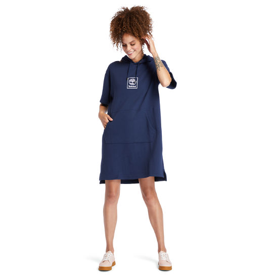 Robe à capuche pour femme en bleu marine | Timberland