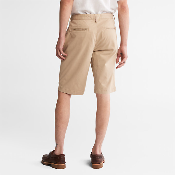 Squam Lake Chino Shorts for Men in Beige-