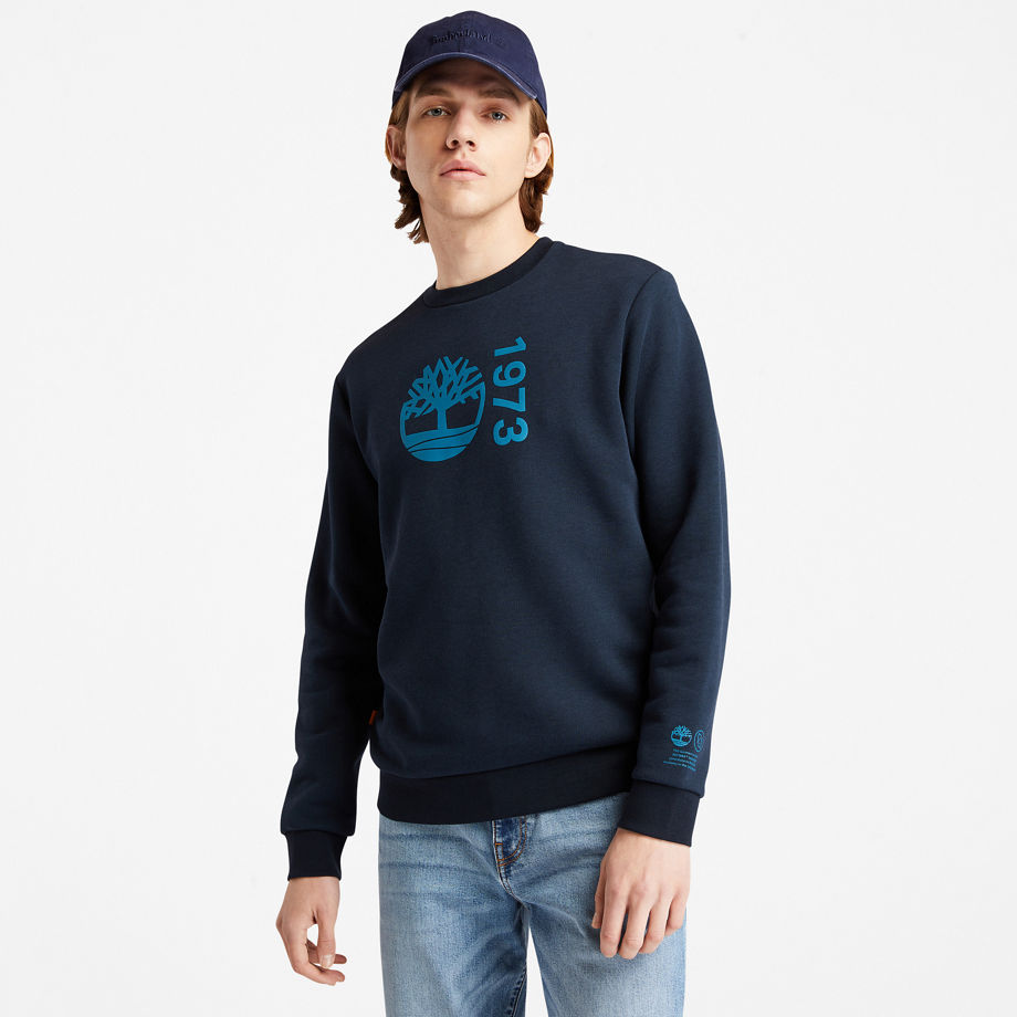 Timberland Re-comfort Ek+ Sweatshirt For Men In Navy Navy, Size XL