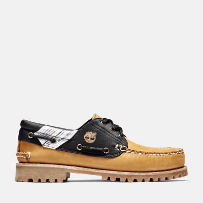 Authentics 3 Eye Boat Shoe for Men in Yellow | Timberland