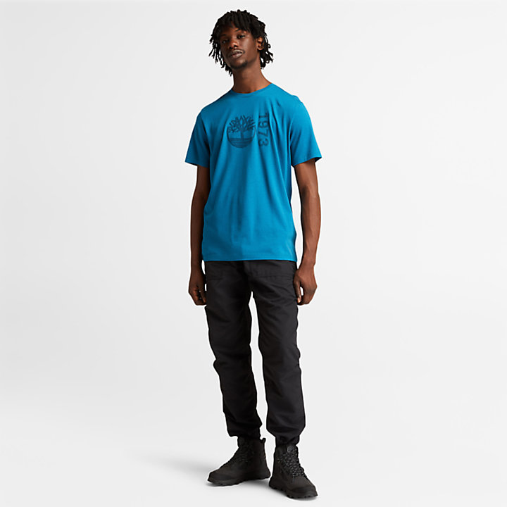 T-shirt Re-Confort EK+ pour homme en bleu sarcelle-