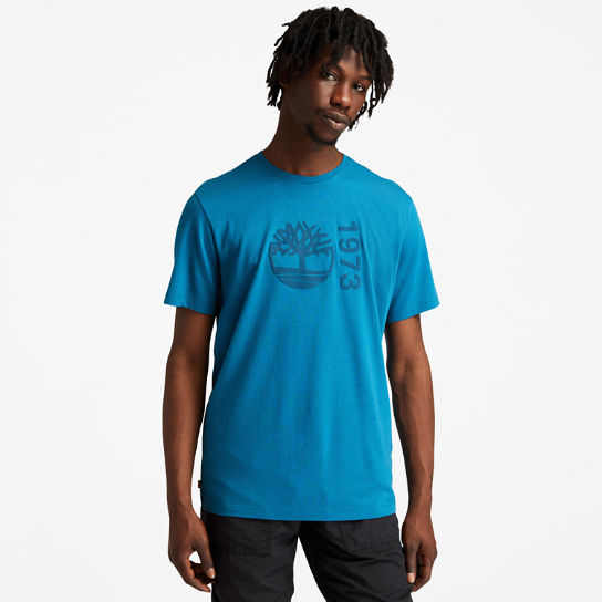 T-shirt Re-Confort EK+ pour homme en bleu sarcelle | Timberland