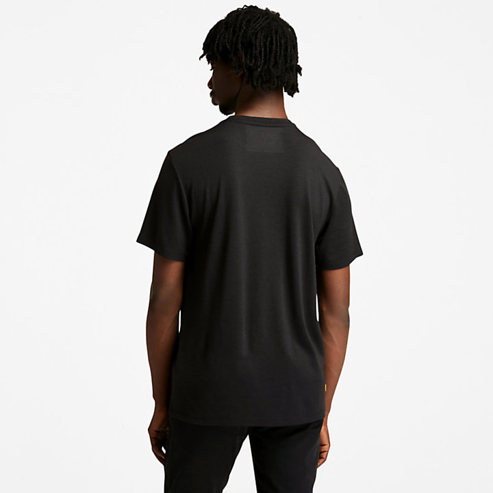 Eco-Ready Merino T-Shirt for Men in Black-
