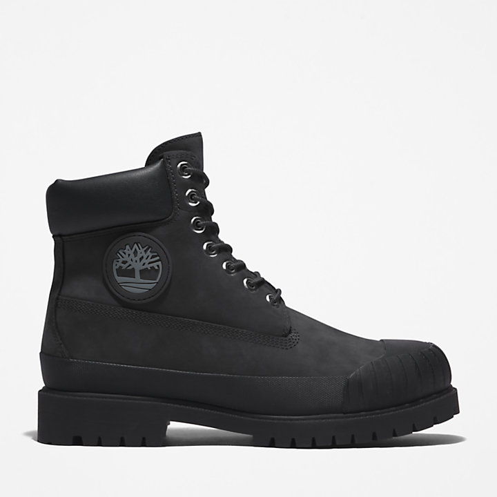 Timberland Premium® 6 Inch Rubber-Toe Boot for Men in Black-