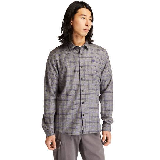 Chemise en flanelle à carreaux pour homme en gris | Timberland