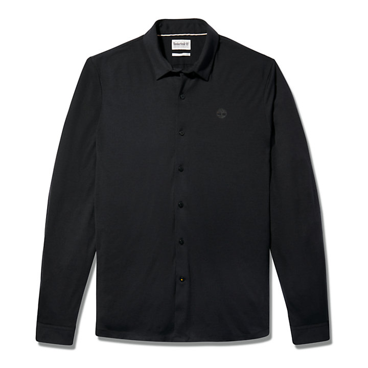 Camicia da Uomo Eco-ready in colore nero-