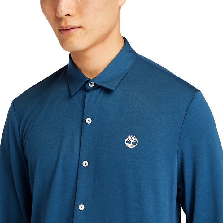 Camisa Eco-Ready para Hombre en azul-