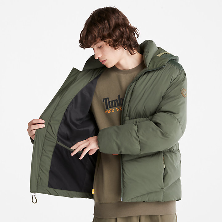 Neo Summit Winter Jacket for Men in Dark Green-