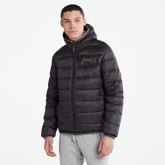 Garfield Hooded Puffer Jacket for Men in Black | Timberland