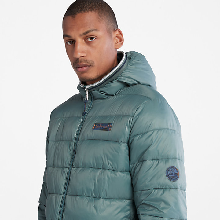 Garfield Midweight Hooded Puffer Jacket for Men in Green | Timberland