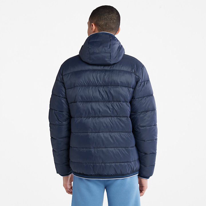 Garfield Midweight Hooded Puffer Jacket for Men in Navy-