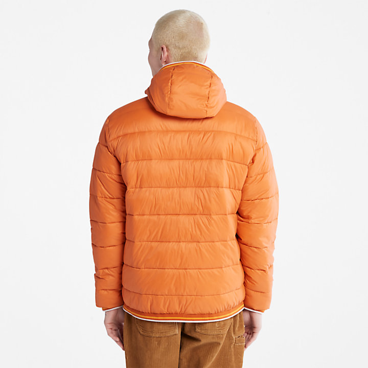 Garfield Midweight Hooded Puffer Jacket for Men in Orange-