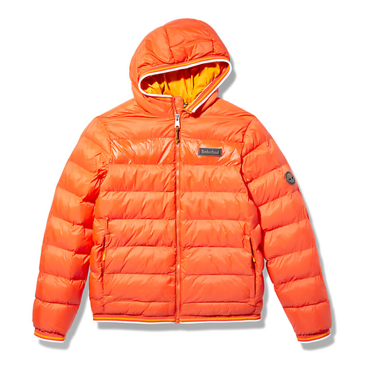 Garfield Hooded Puffer Jacket for Men in Orange | Timberland