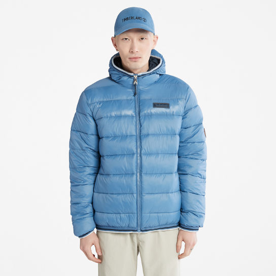 Garfield Midweight Hooded Puffer Jacket for Men in Blue | Timberland
