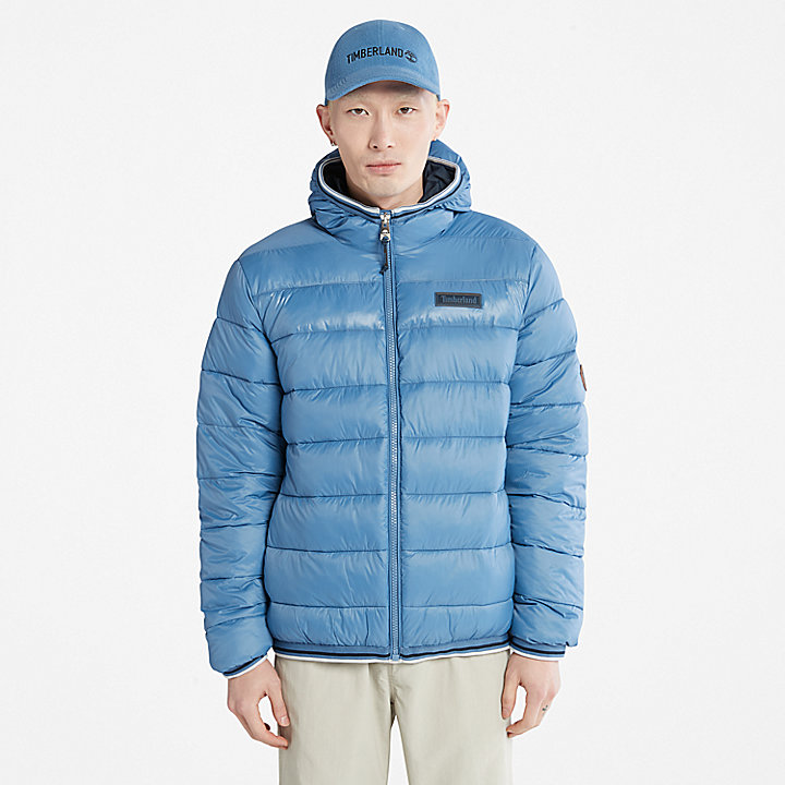 Garfield Midweight Hooded Puffer Jacket for Men in Blue