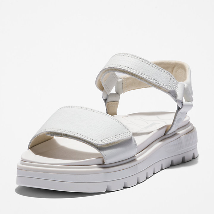 Ray City Ankle Strap Sandal for Women in White-