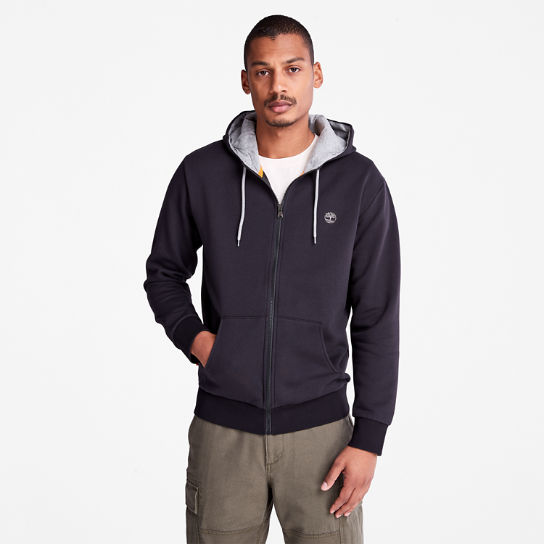 Oyster River Zip Hoodie for Men in Black | Timberland