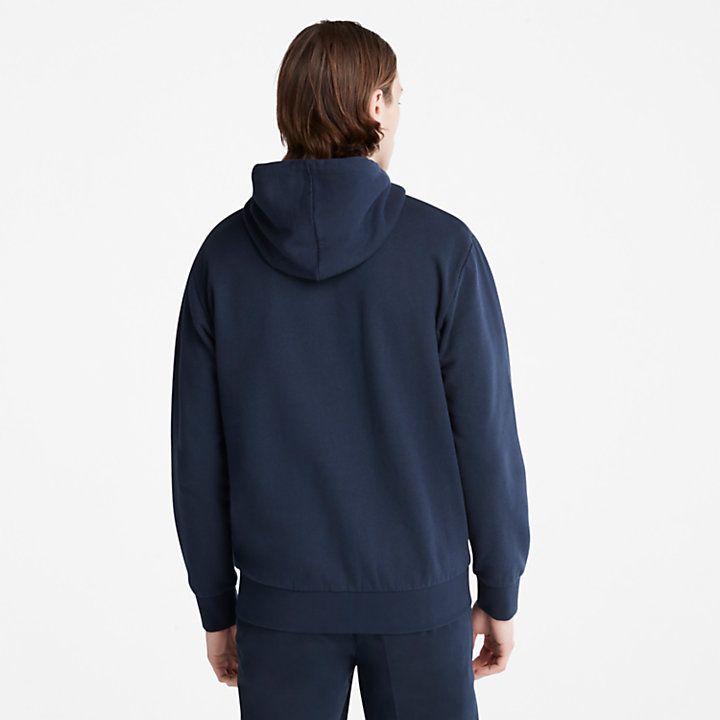 Oyster River Zip-Front Hoodie for Men in Navy | Timberland