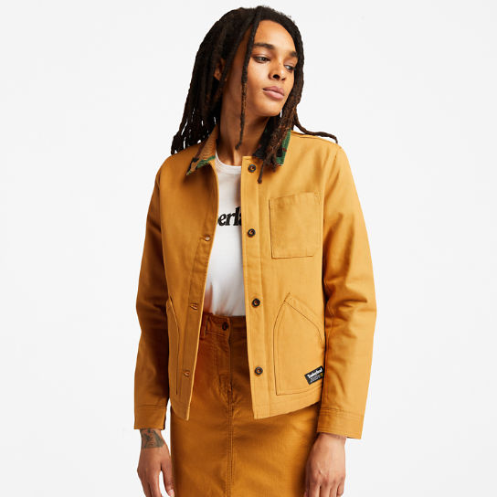 Workwear Chore Jacket for Women in Yellow | Timberland