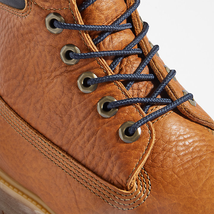 6-inch Boot extra-chaude Timberland® Premium pour homme en cuir pleine fleur jaune-