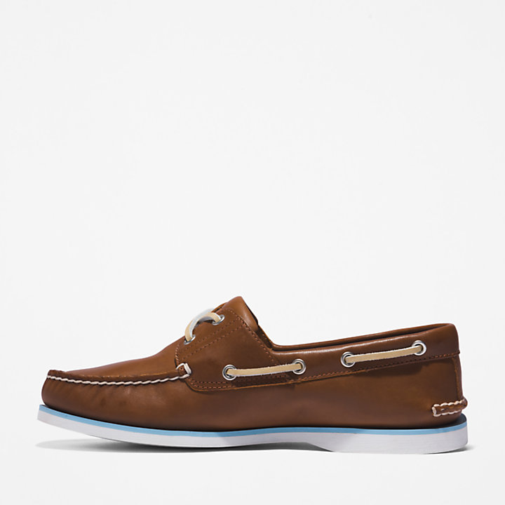Timberland® 2-Eye Classic Boat Shoe for Men in Brown-