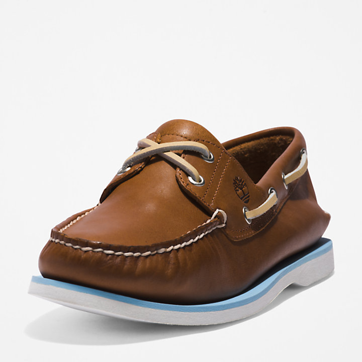 Timberland® 2-Eye Classic Boat Shoe for Men in Brown-