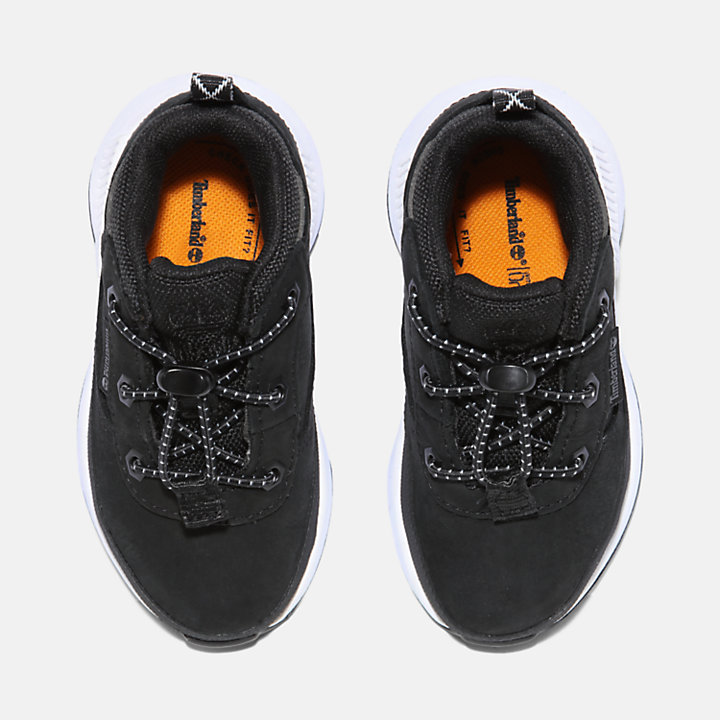 Sapato de Caminhada Field Trekker para Criança em preto-