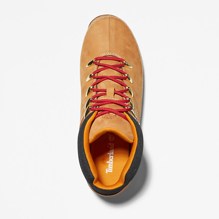 Chaussure de randonnée Euro Sprint à lacets rouges pour homme en jaune-