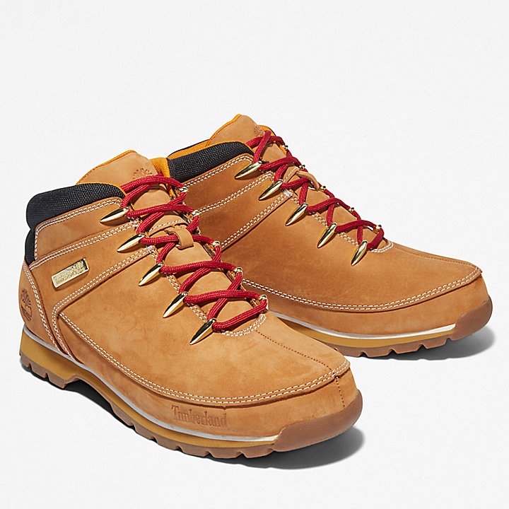 Euro Sprint Red-laced Hiker for Men in Yellow | Timberland