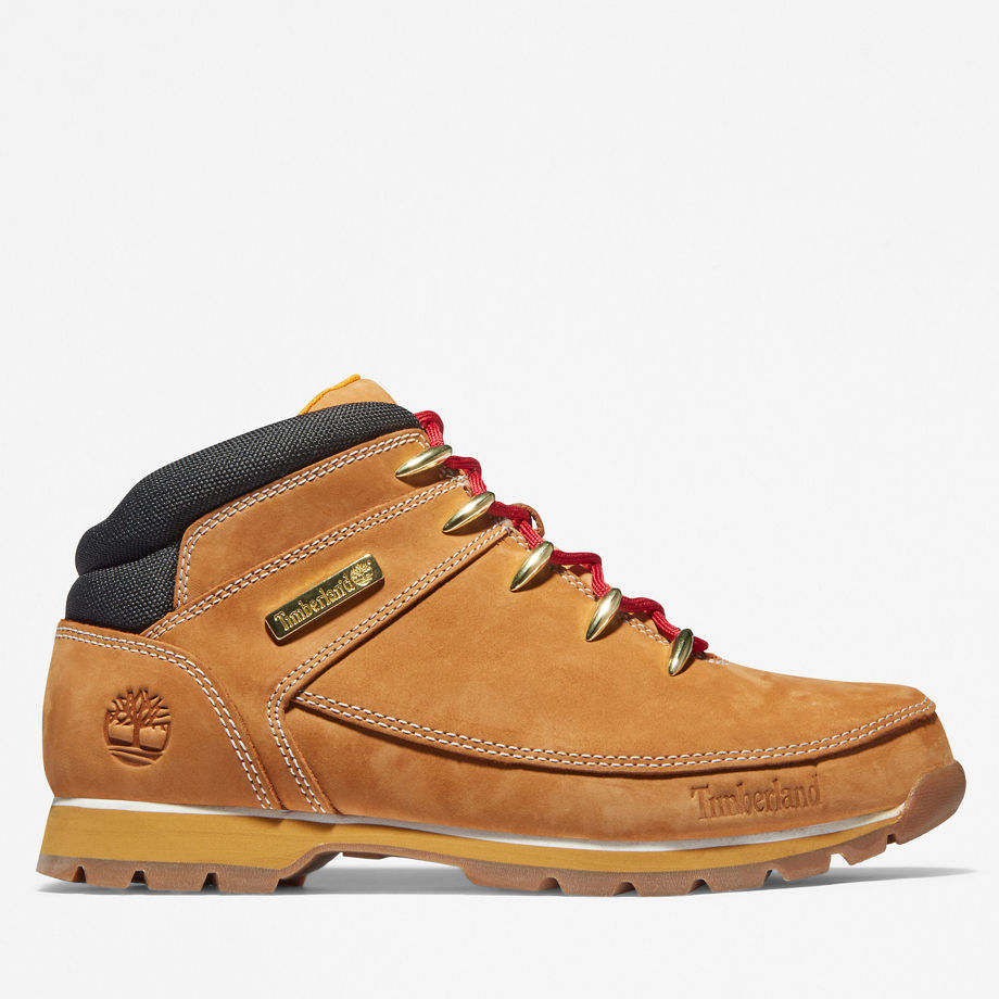Timberland Euro Sprint Red-laced Hiker For Men In Yellow Yellow