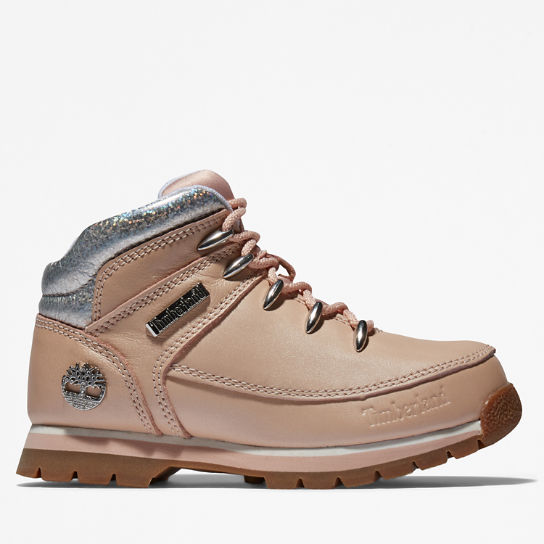 Euro Sprint Mid Hiker for Youth in Light Pink | Timberland