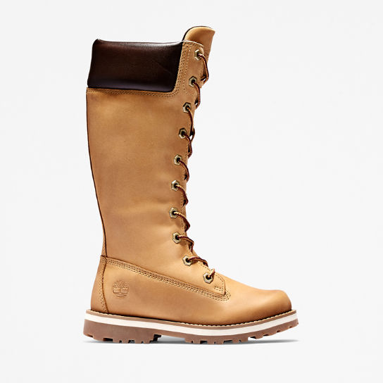 Courma Kid Tall Side-zip Boot for Youth in Yellow | Timberland