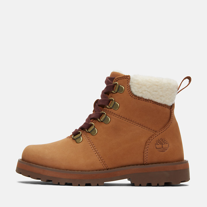 Courma Kid Lined Boot for Youth in Light Brown-