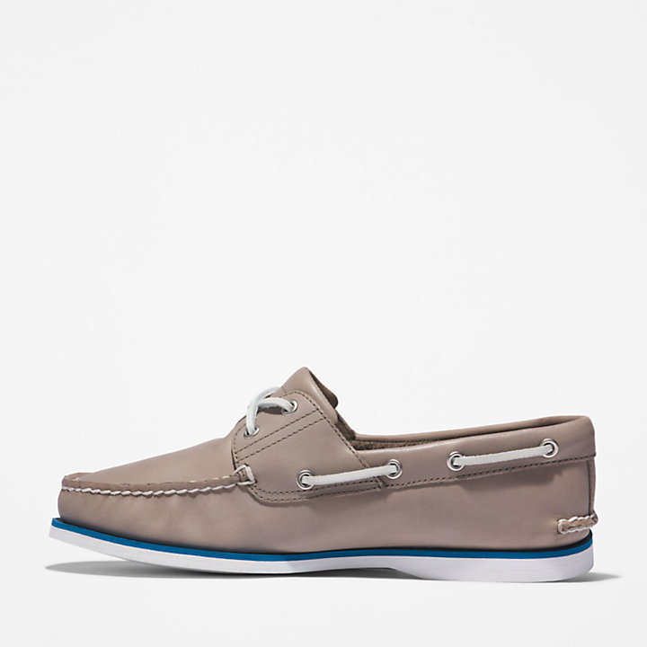 Timberland® 2-Eye Classic Boat Shoe for Men in Grey-