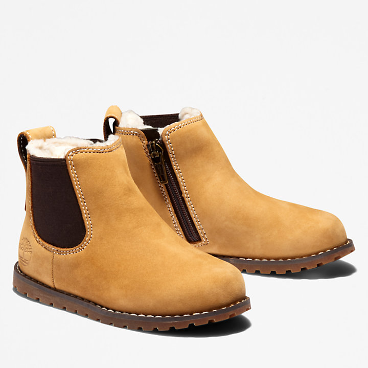 Pokey Pine Winter Chelsea Boot for Toddler in Yellow-