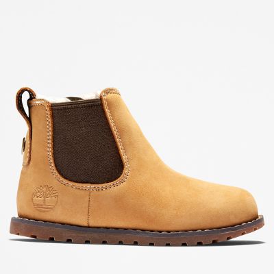 Timberland Pokey Pine Winter Chelsea Boot For Toddler In Yellow Yellow Kids