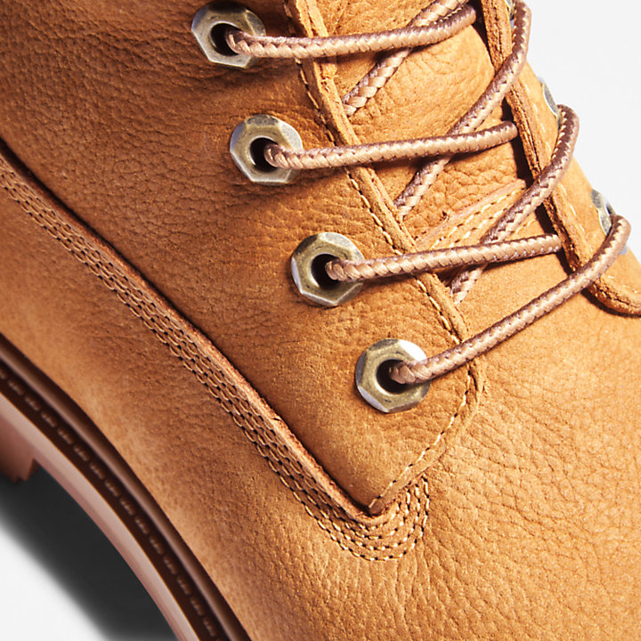 Timberland® Heritage EK+ 6-Inch-Stiefel aus regenerativem Leder für Damen in Gelb-