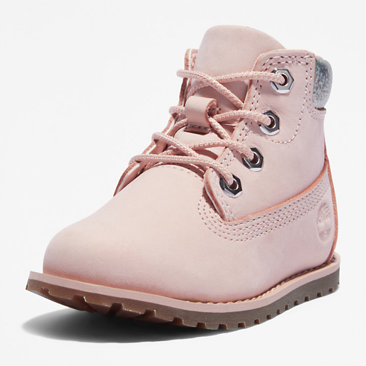 Pokey Pine 6 Inch Boot for Toddler in Light Pink-