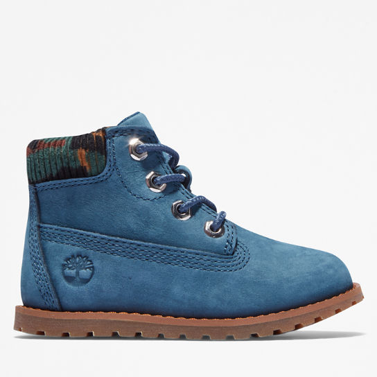 Pokey Pine 6 Inch Boot for Toddler in Blue | Timberland