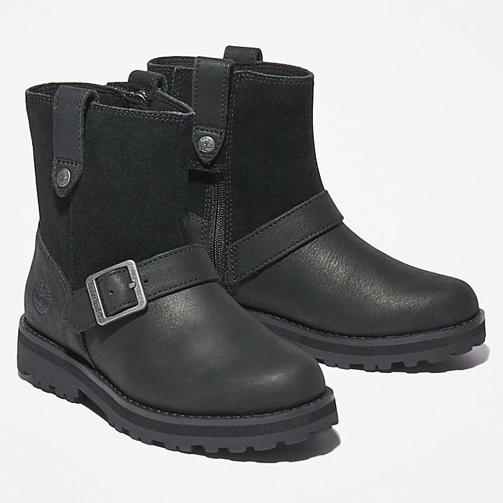 Courma Kid Side-zip Winter Boot voor kids in zwart