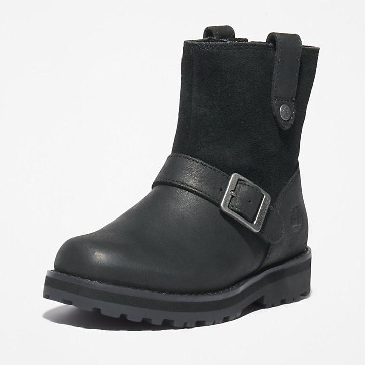 Courma Kid Side-zip Winter Boot voor kids in zwart-