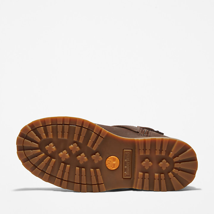 Courma Kid Side-zip Winter Boot voor kids in donkerbruin-